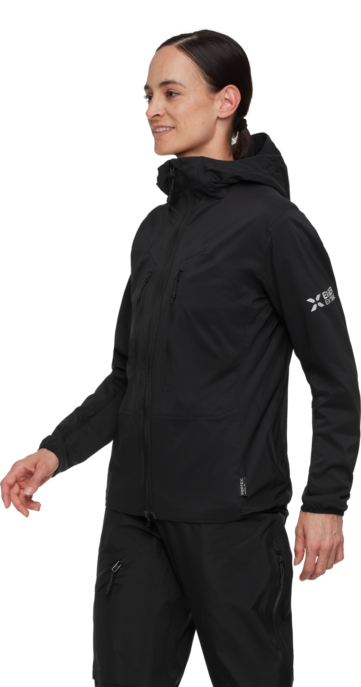 Women’s Eiger Nordwand IN Flex Air Hooded Jacket – Black