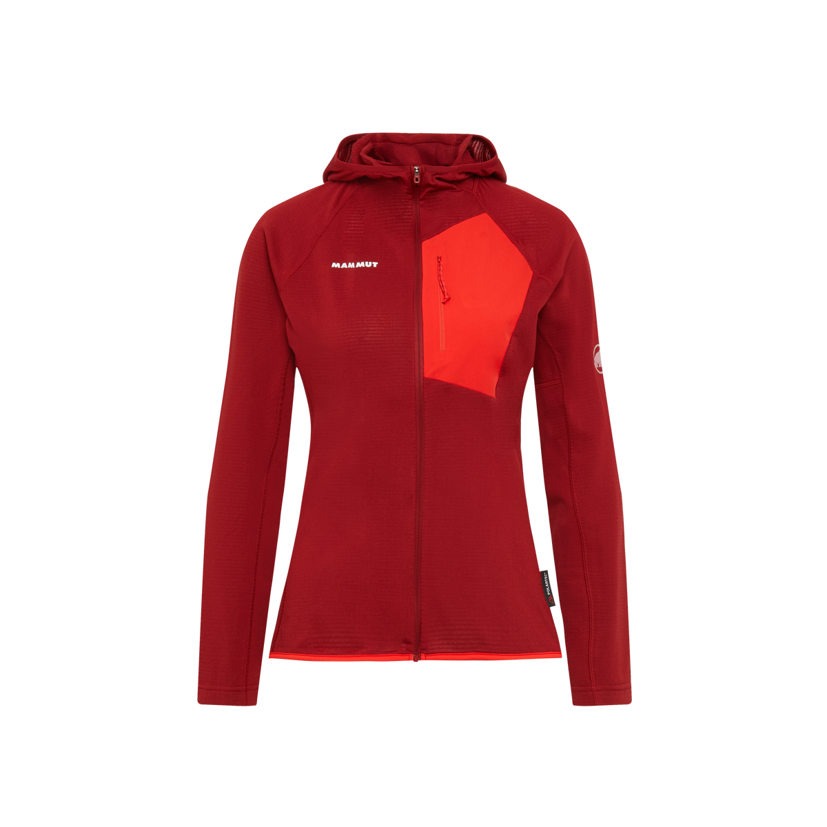 Women’s Aenergy Light ML Hooded Jacket – Dark Mammut Red / Mammut Red