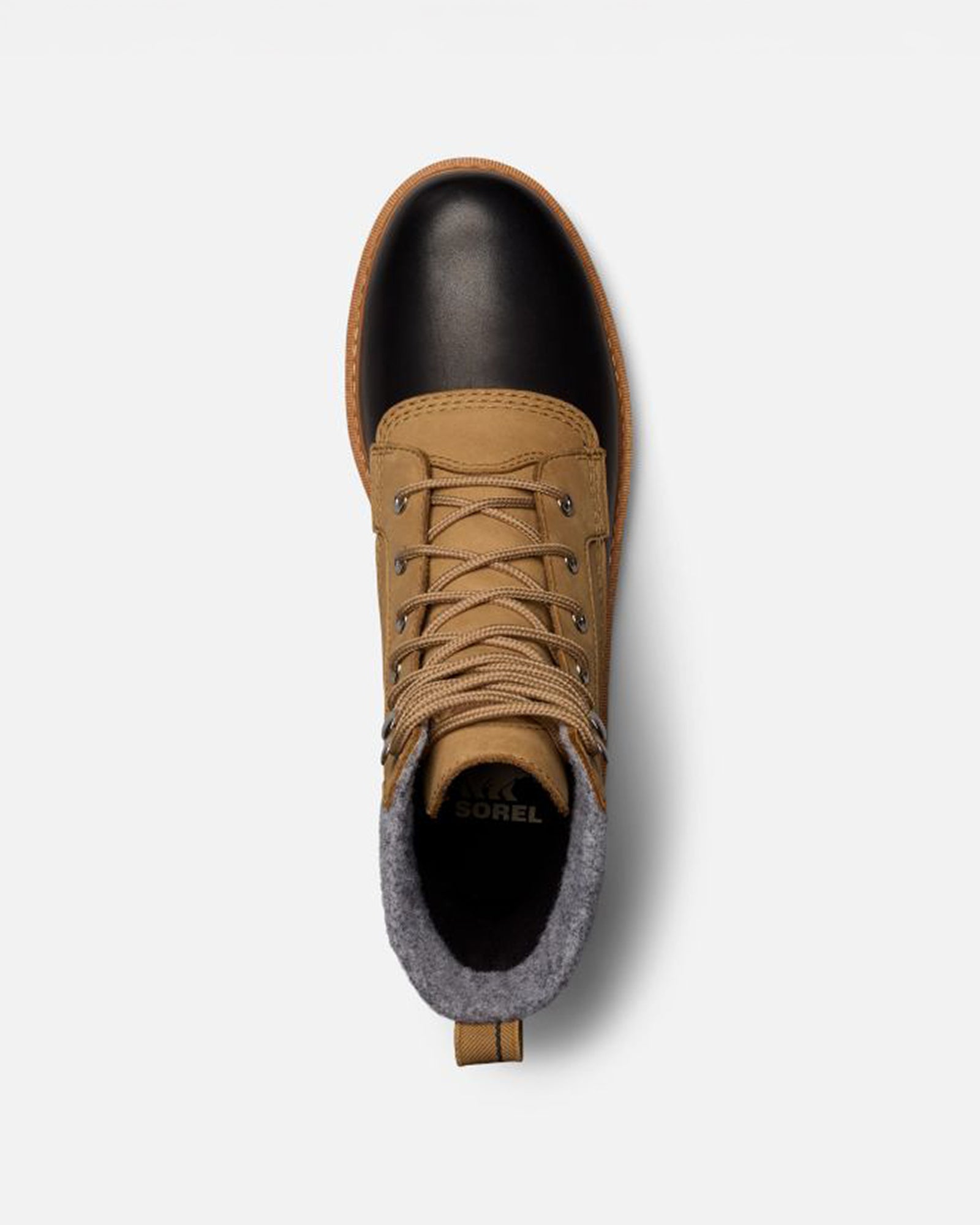 color:caribou buff / black
