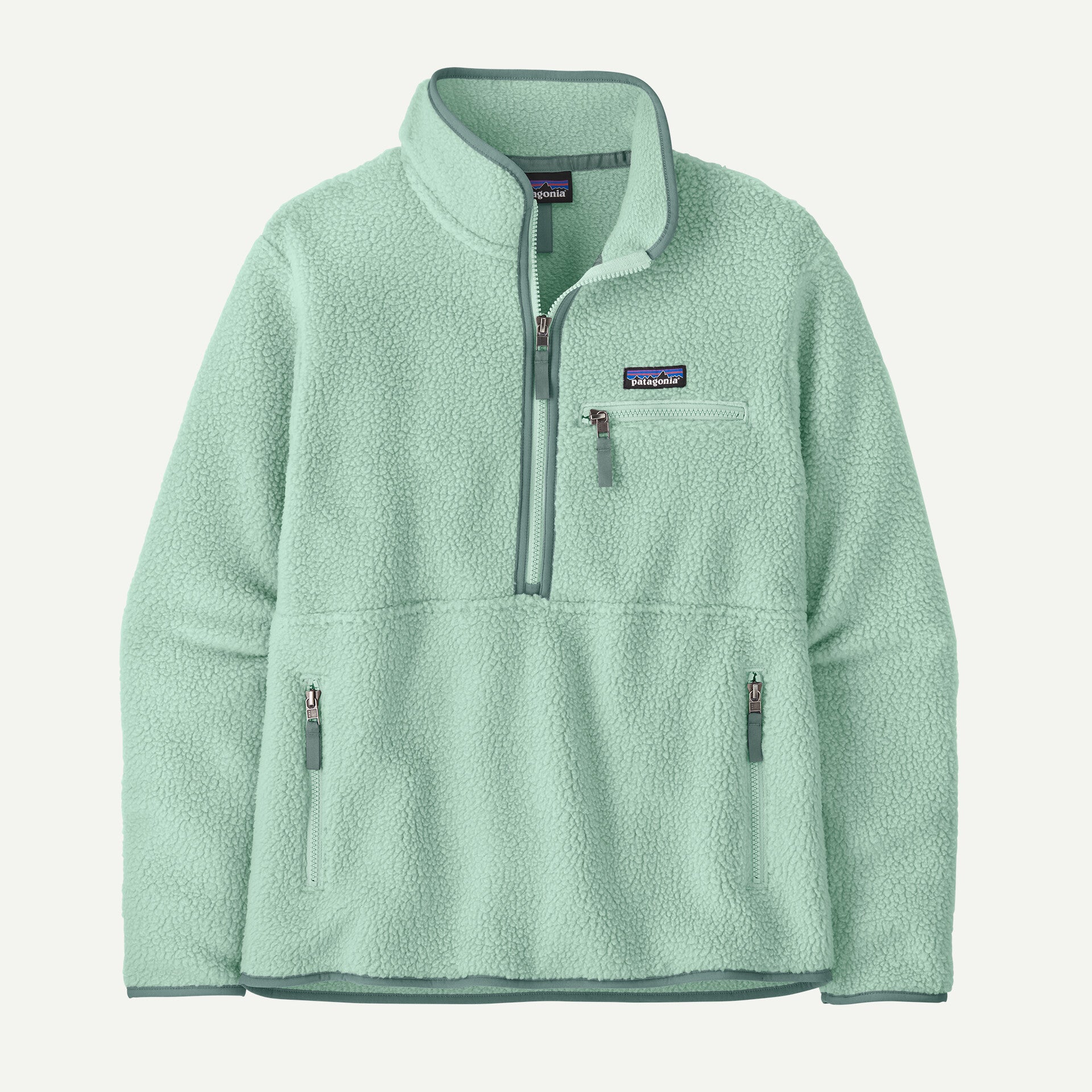 Women's Retro Pile Fleece Marsupial Pullover