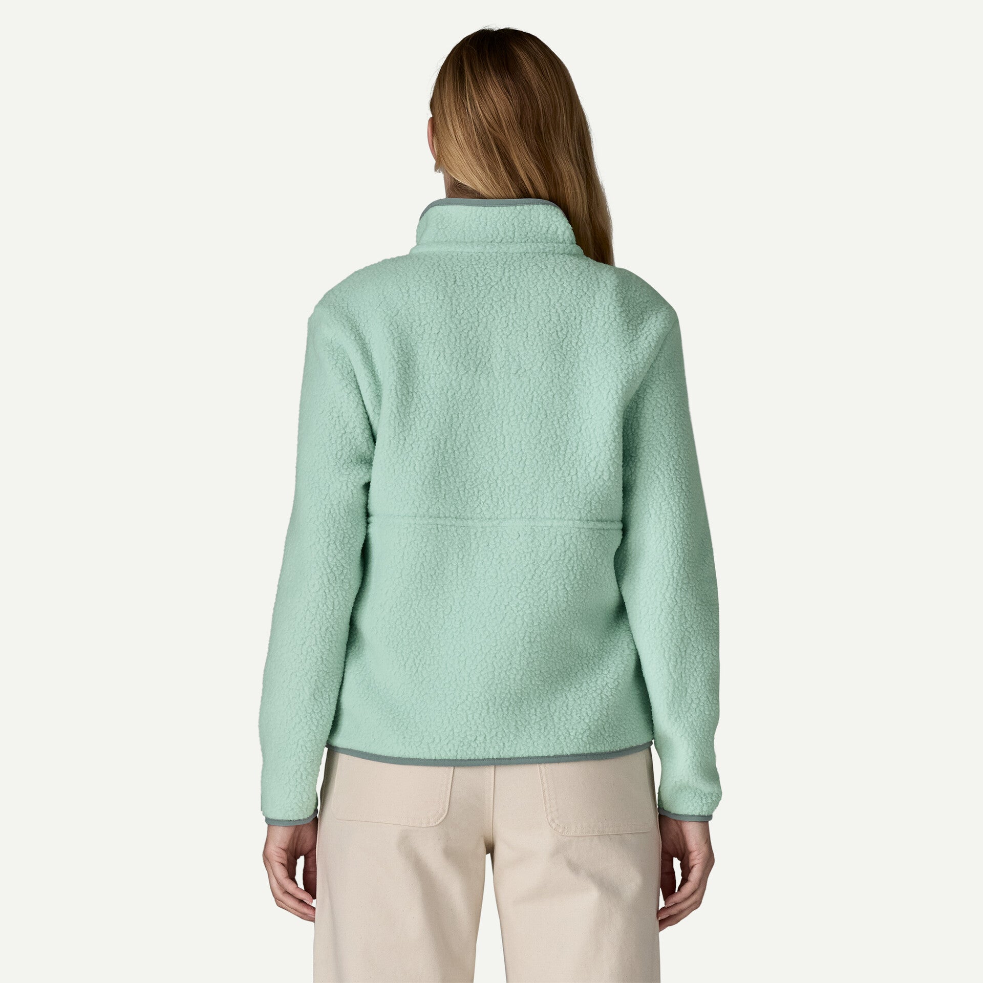 Women's Retro Pile Fleece Marsupial Pullover