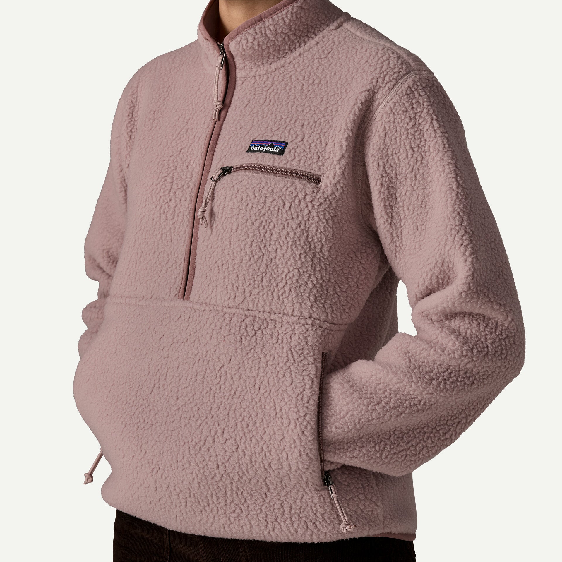 Women's Retro Pile Marsupial Fleece Pullover
