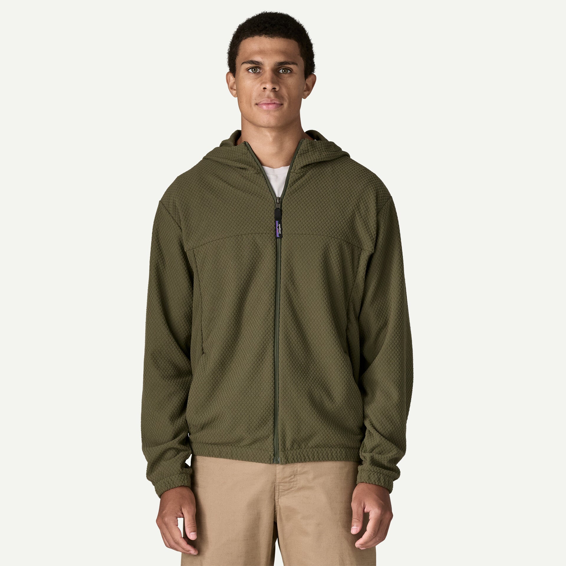 Men's Textured Fleece Hoody