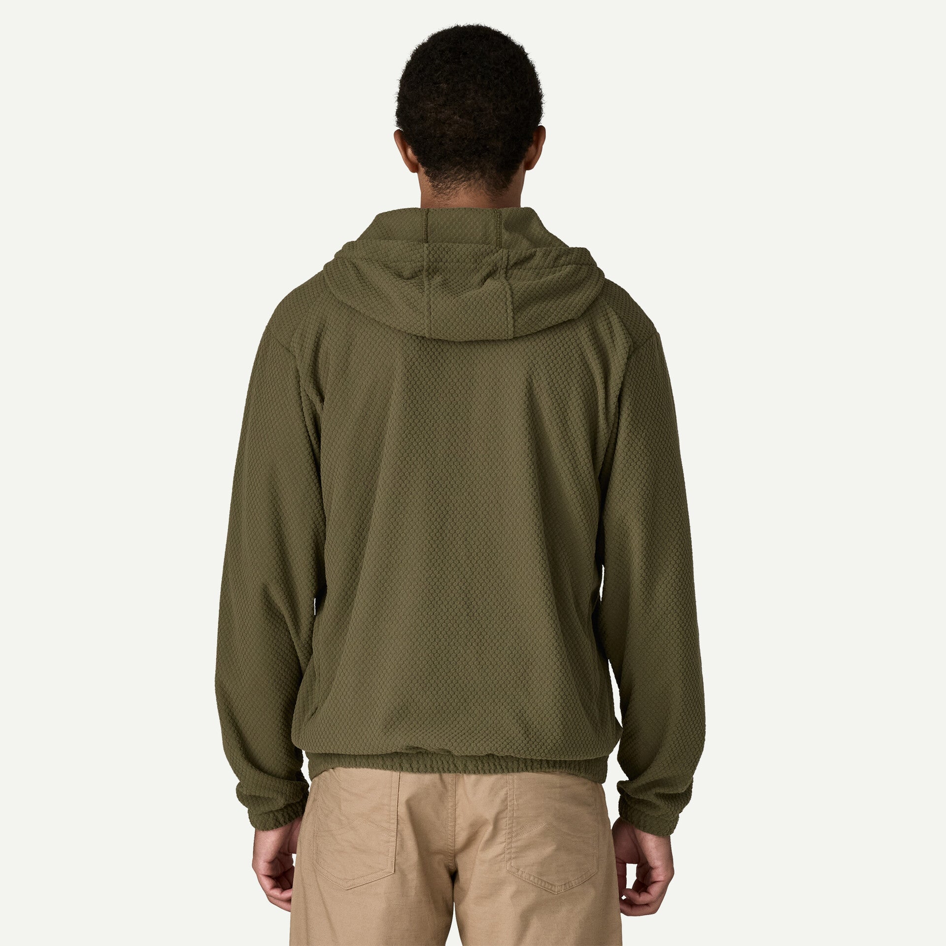 Men's Textured Fleece Hoody