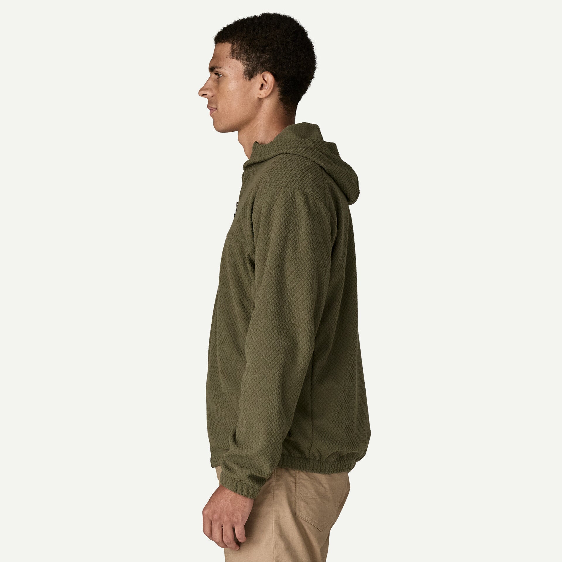 Men's Textured Fleece Hoody