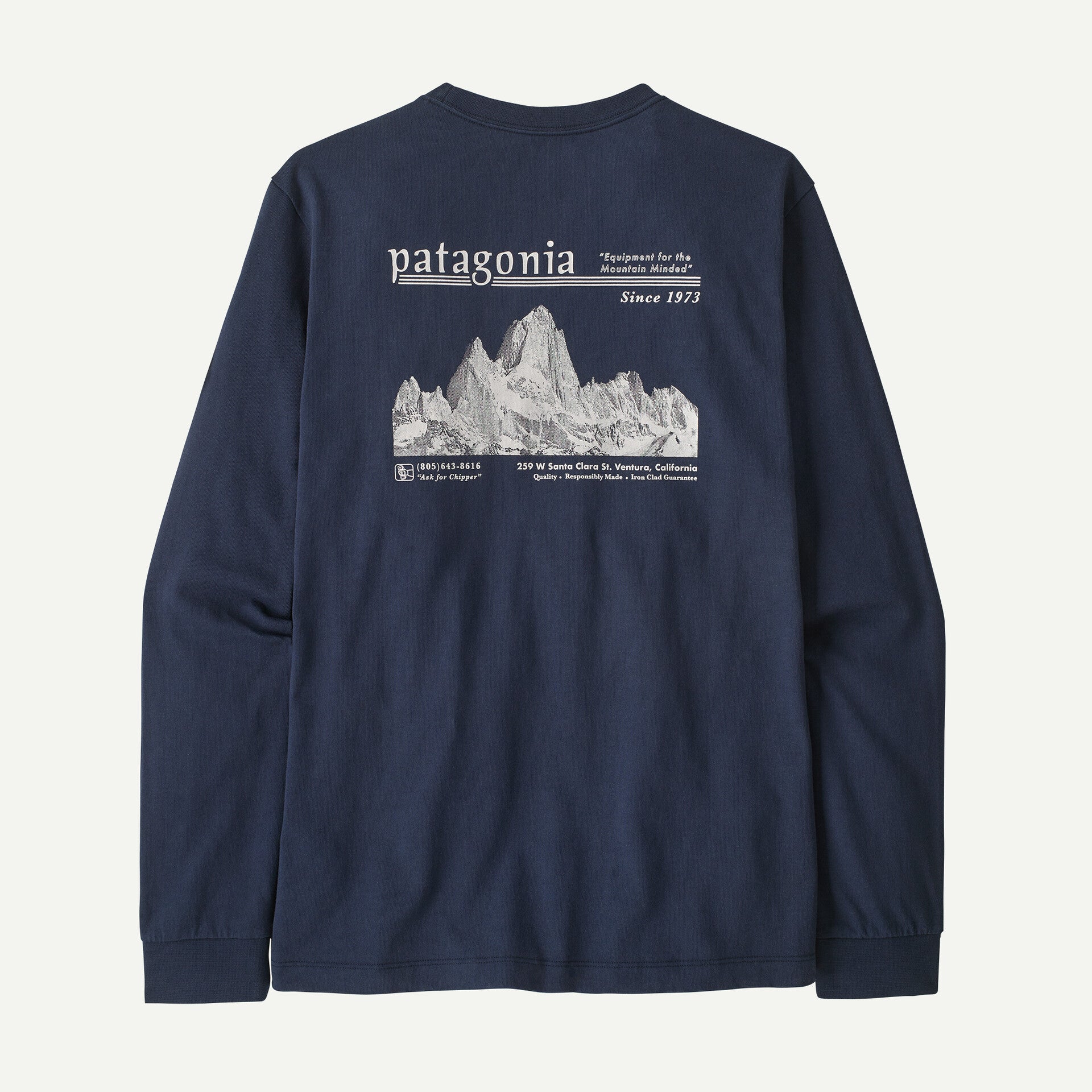 Men's Long-Sleeved Midweight Hut Tripper Skyline T-Shirt