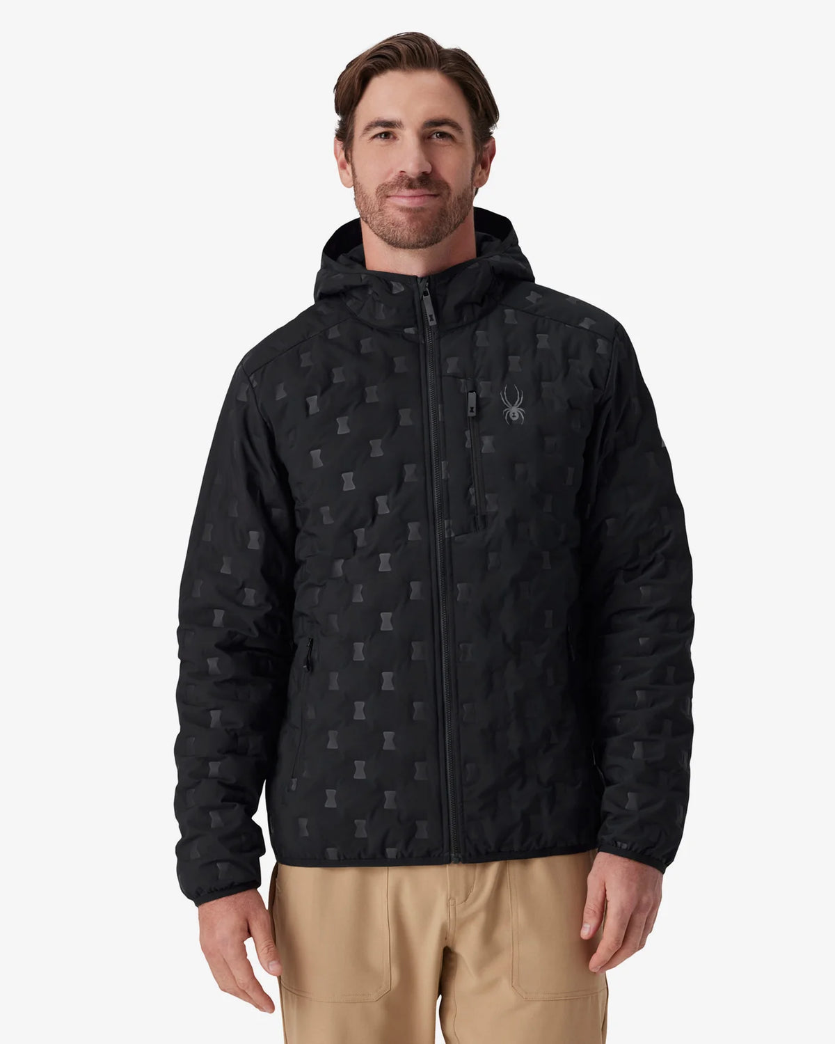 Men’s Zenith Hooded Down Jacket – Black