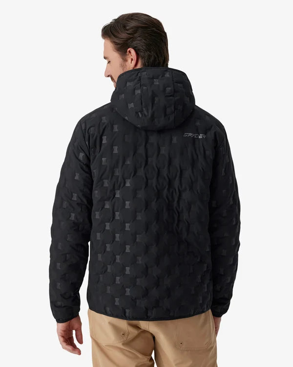 Men’s Zenith Hooded Down Jacket – Black