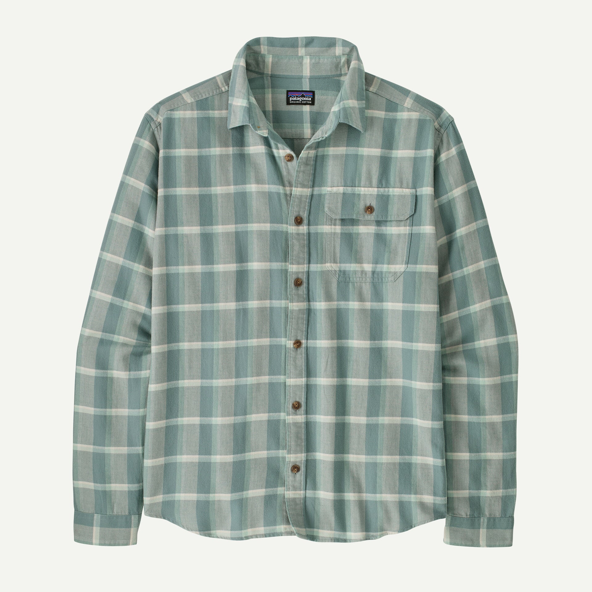 Men's Long-Sleeved Lightweight Fjord Flannel Shirt