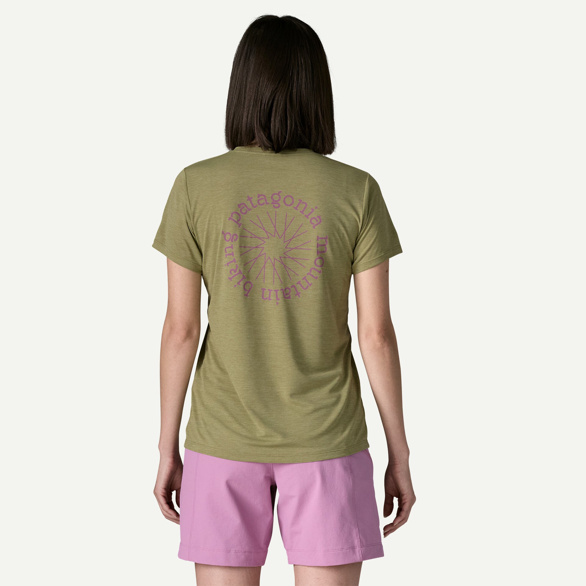 Women's Capilene Cool Daily Shirt - Spoke Stencil
