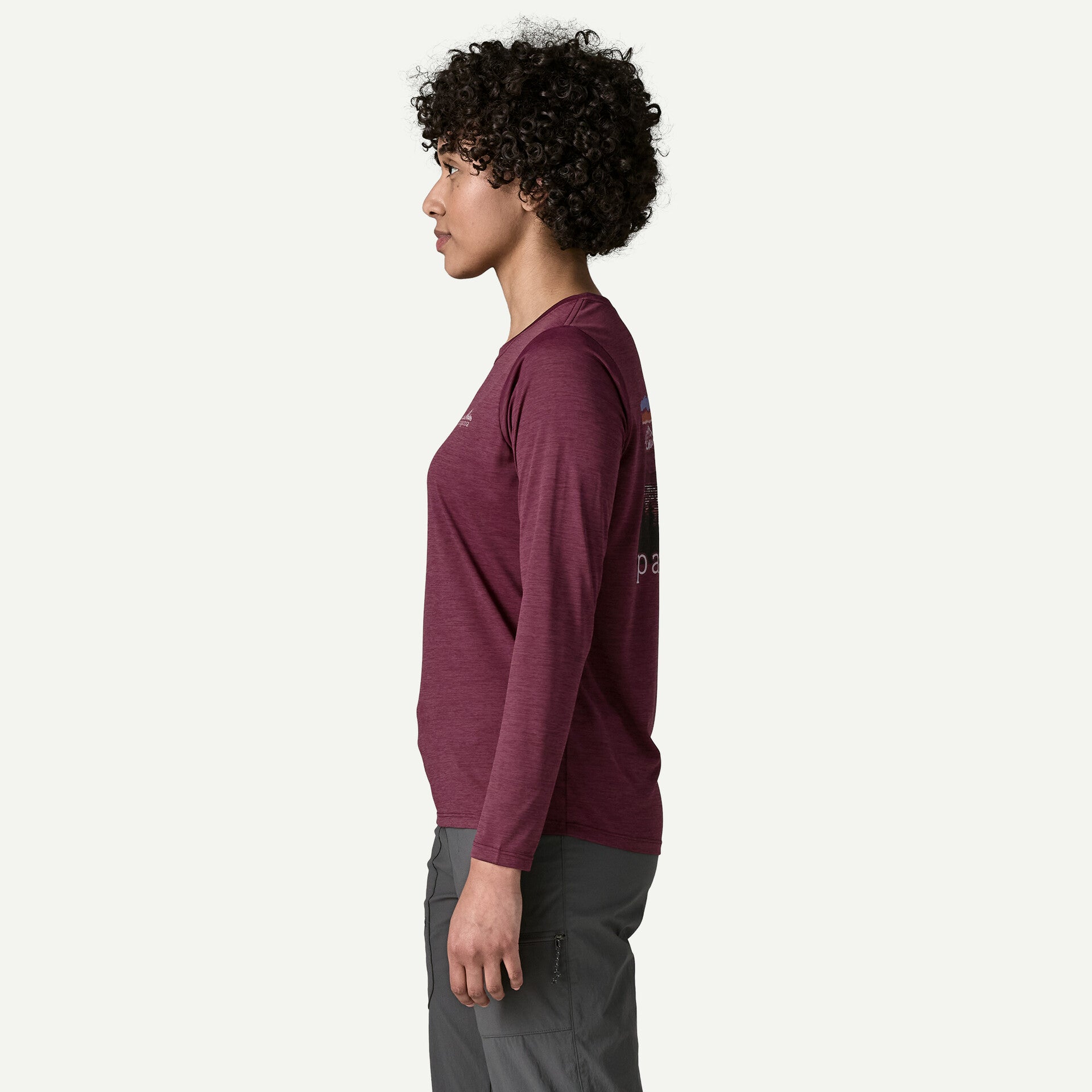 Women's Long-Sleeved Capilene Cool Daily Shirt - Fitz Roy Foothills