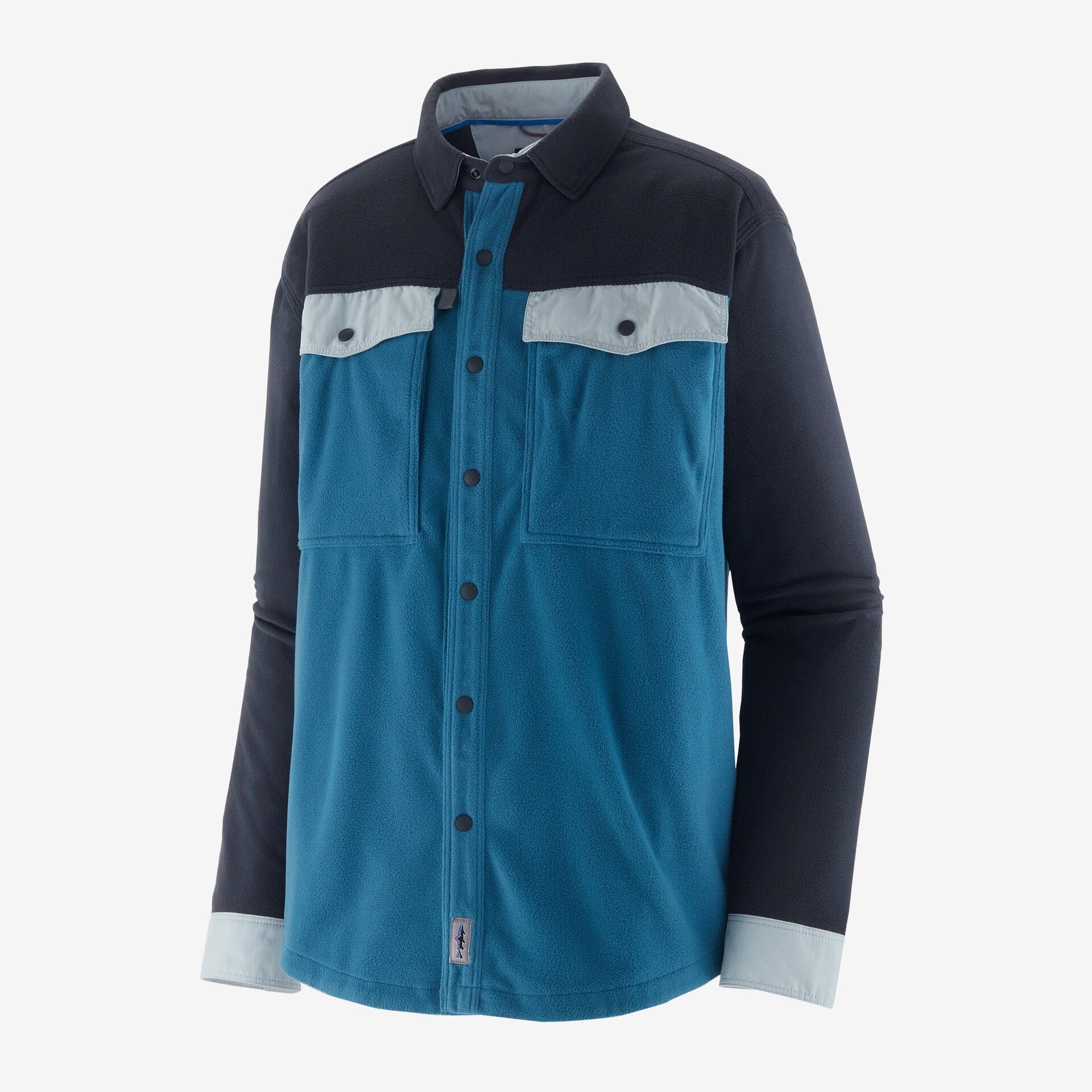 Patagonia Men's Long-Sleeved Early Rise Snap Shirt - Wavy Blue - 52225 - XL