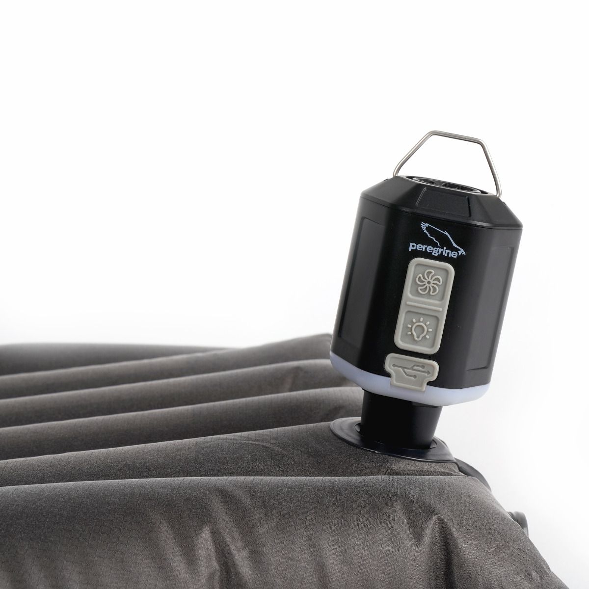 Pocket Sleeping Pad Pump and Lantern