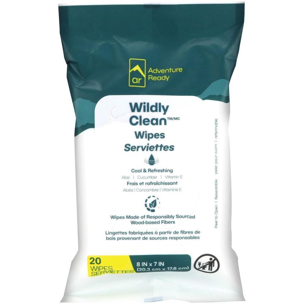 Wildly Clean Wipes | 20 Pack