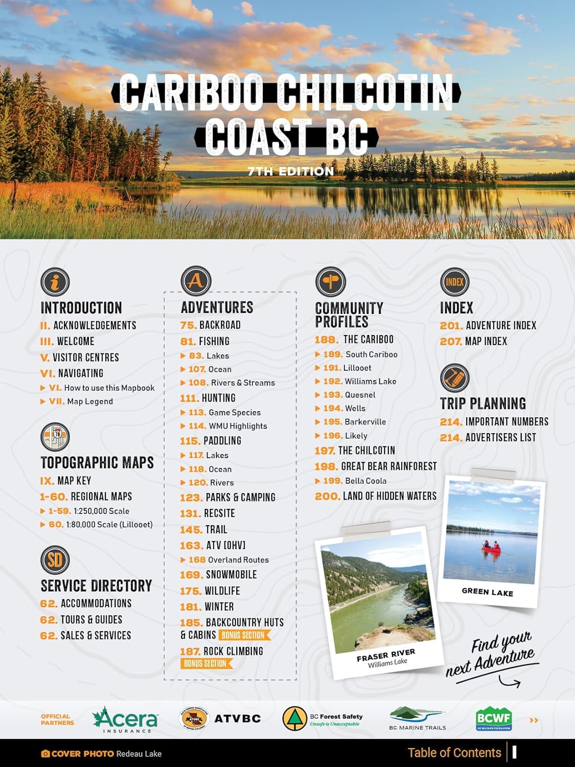 Cariboo Chilcotin Coast BC Backroad Mapbook | 7th Edition