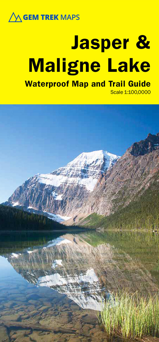 Jasper & Maligne Lake Map
