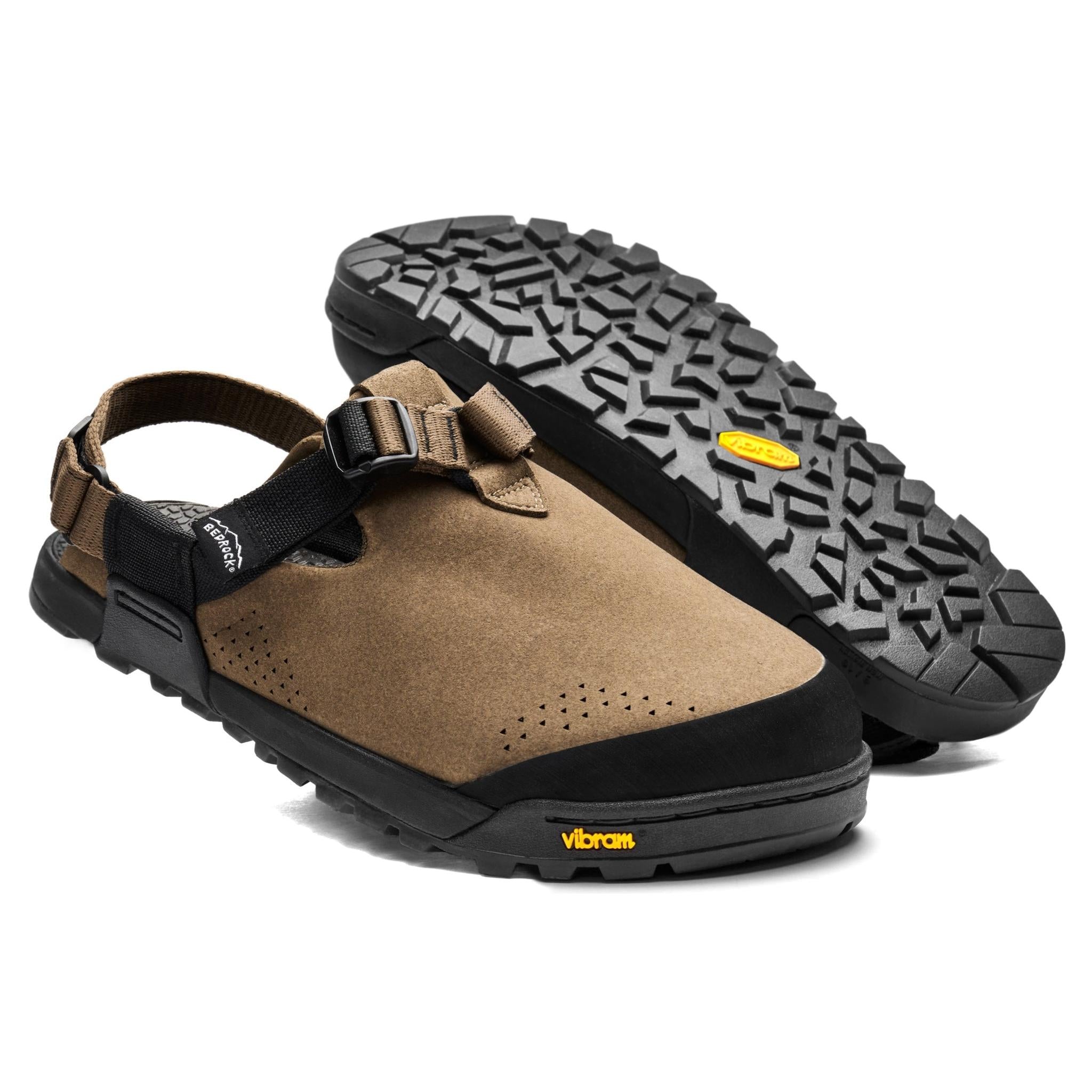 Mountain Clog Synthetic Suede Sandals