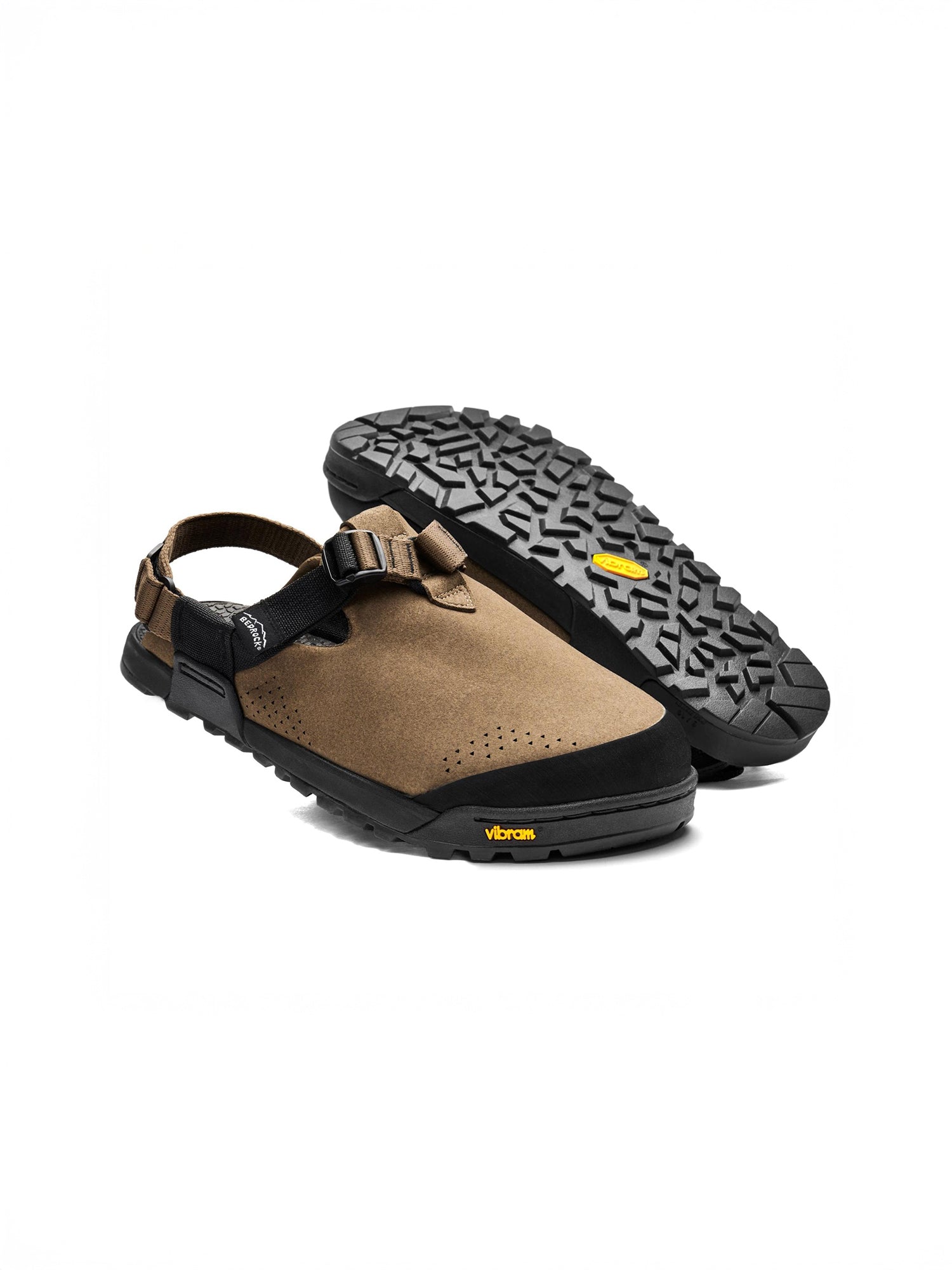 Mountain Clog Synthetic Suede Sandals