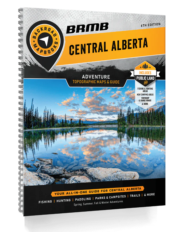 Central Alberta Backroad Mapbook | 6th Edition
