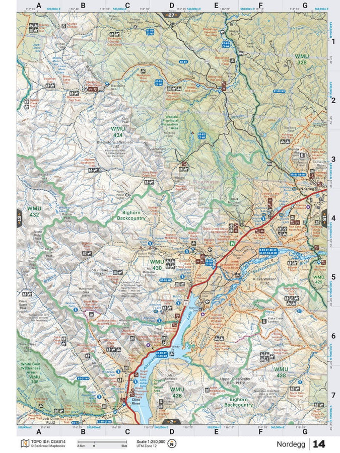 Central Alberta Backroad Mapbook | 6th Edition