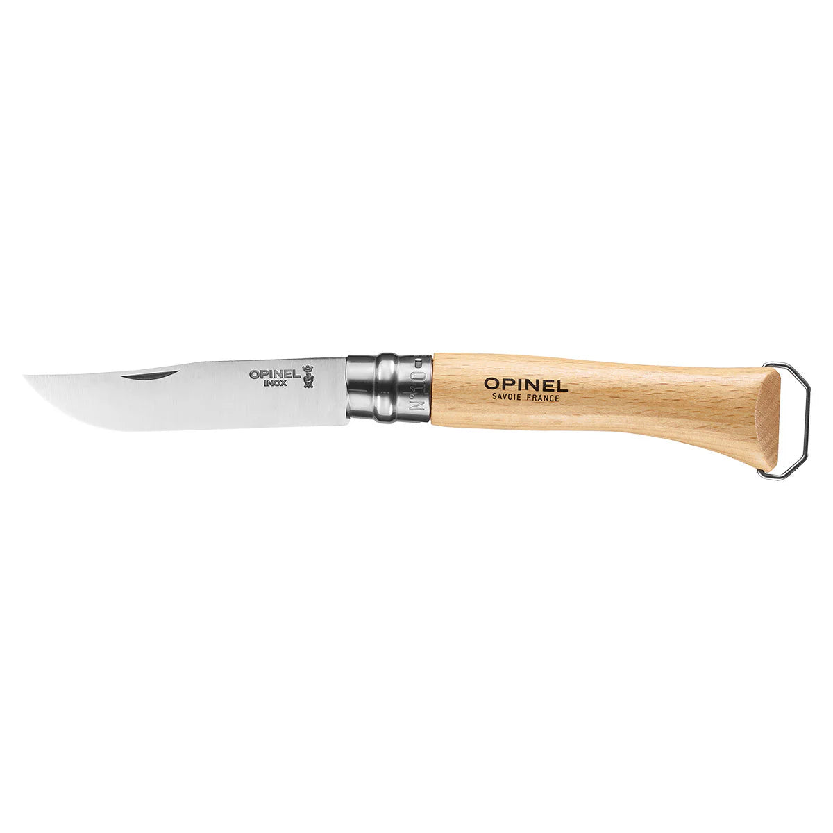No.10 Corkscrew Stainless Steel Folding Knife with Bottle Opener