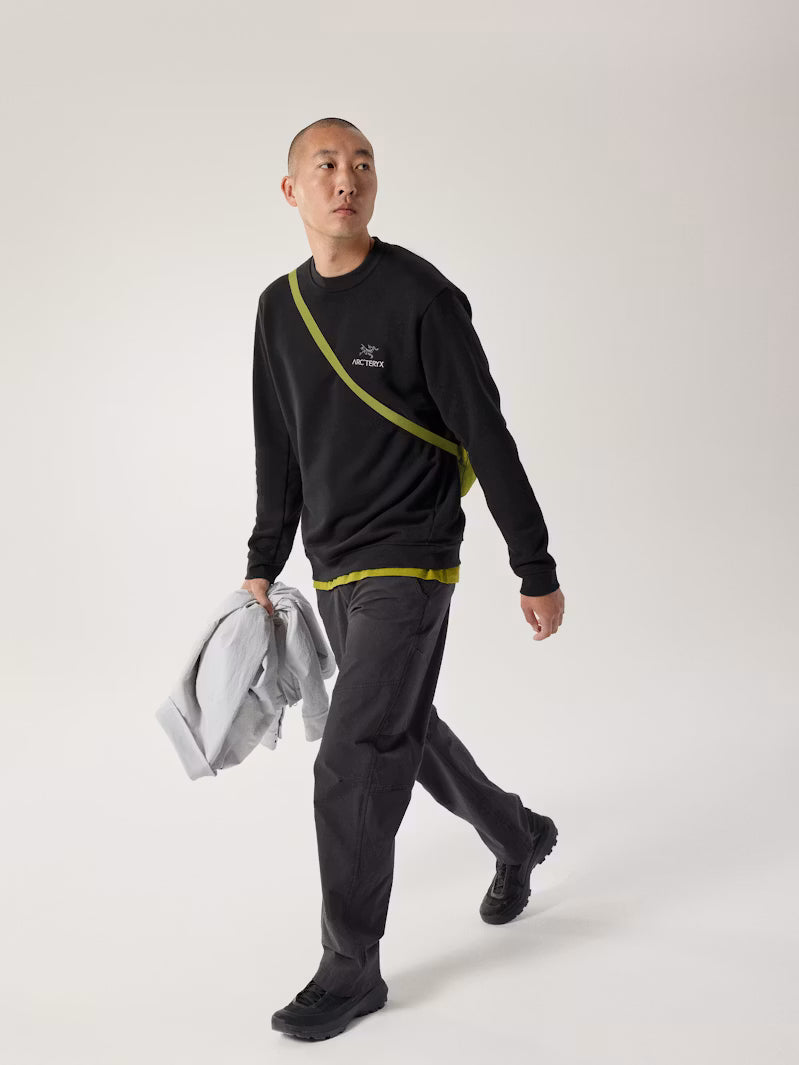 Men's Emblem Fleece Crew Neck Pullover