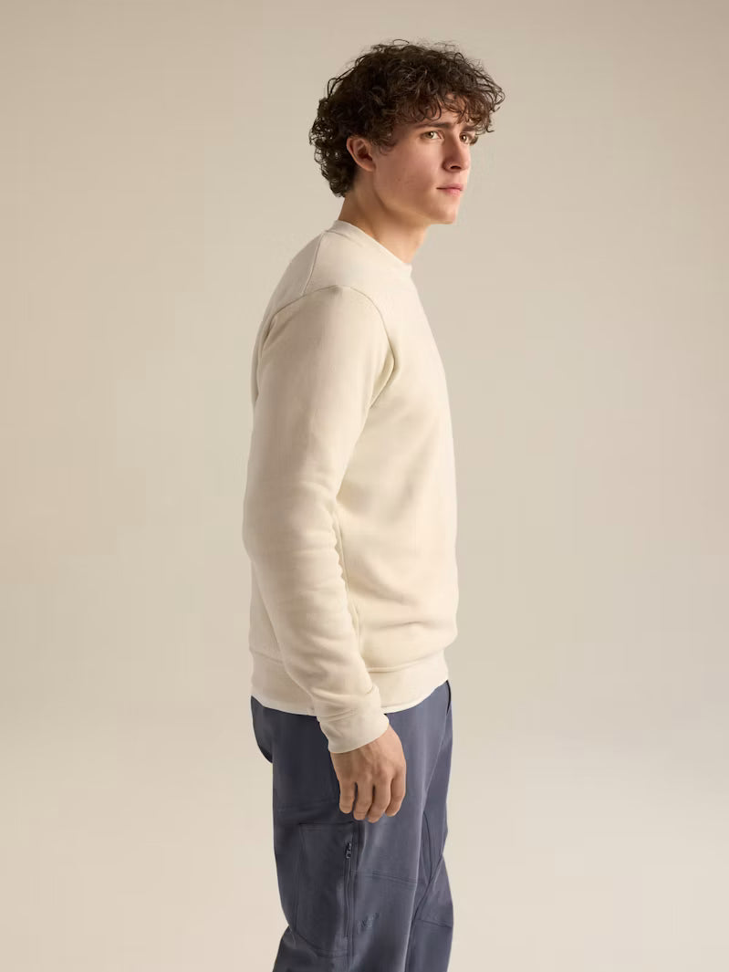 Men's Emblem Fleece Crew Neck Pullover