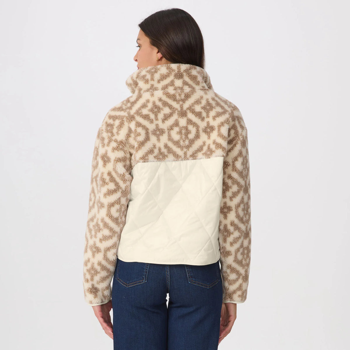 Women’s Mavi Jacket – Oat / Natural Jacquard