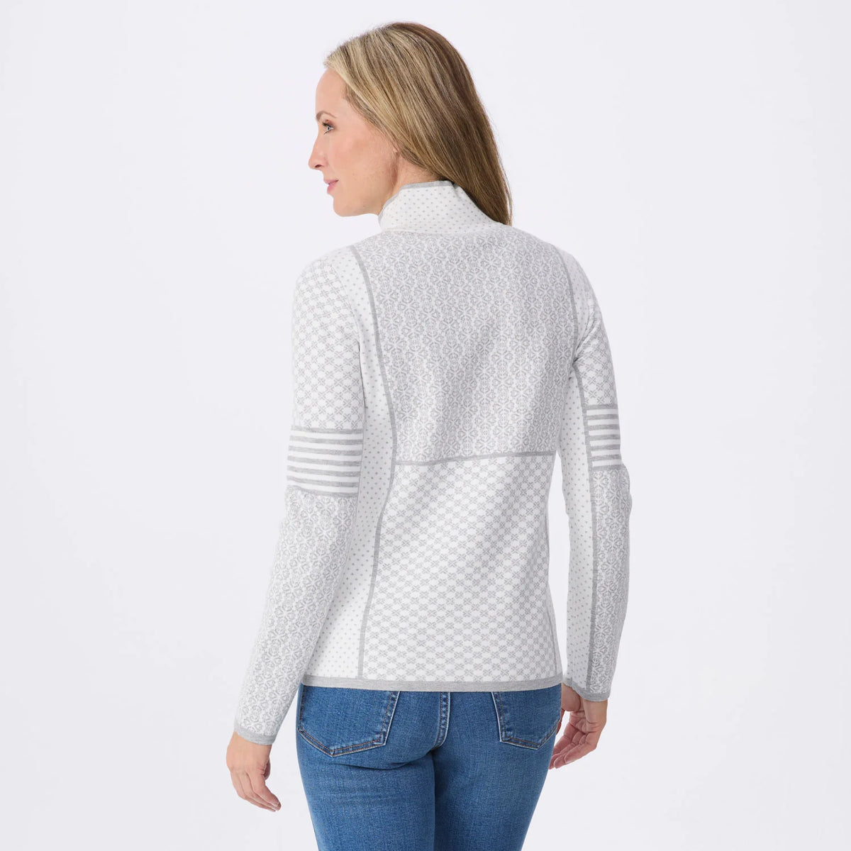 Women’s Pow Zip Neck – Snow