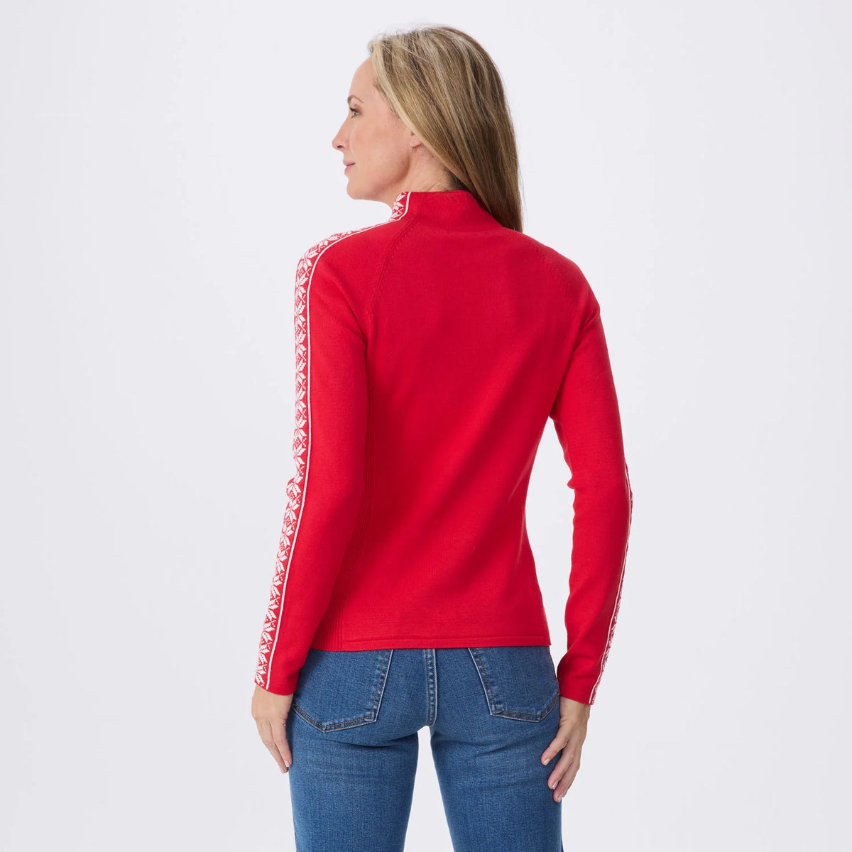 Women’s Slalom Zip Neck – Racing Red