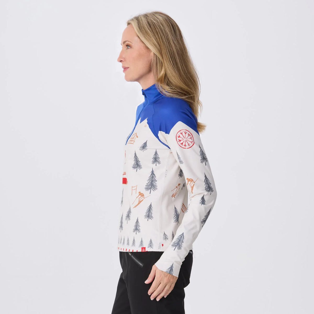 Women’s Vintage Car Top – Cobalt