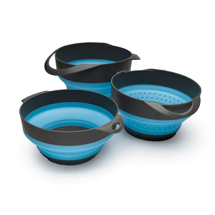 Flat Pack Bowls & Strainer Set