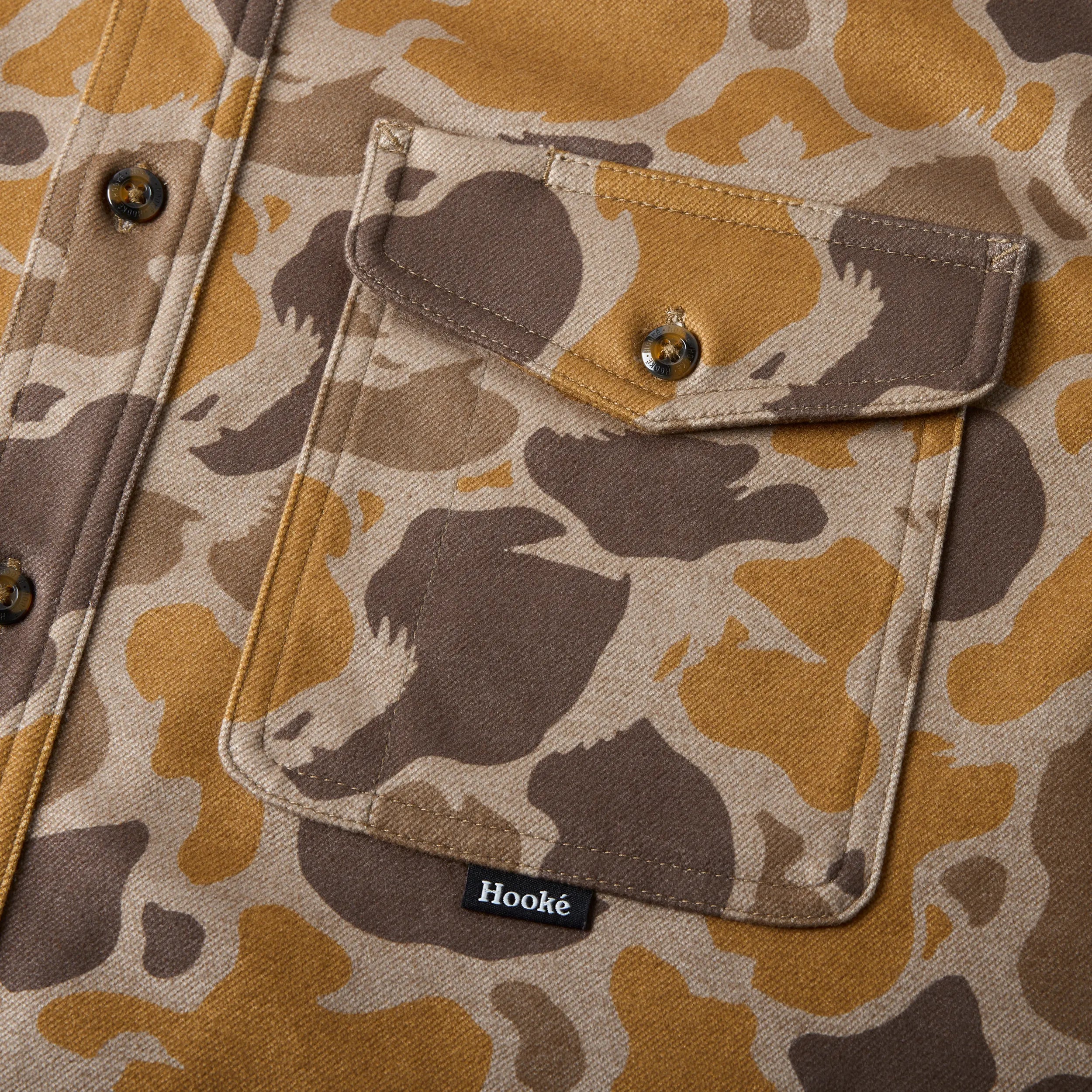 Men's Duck Camo Flannel Shirt