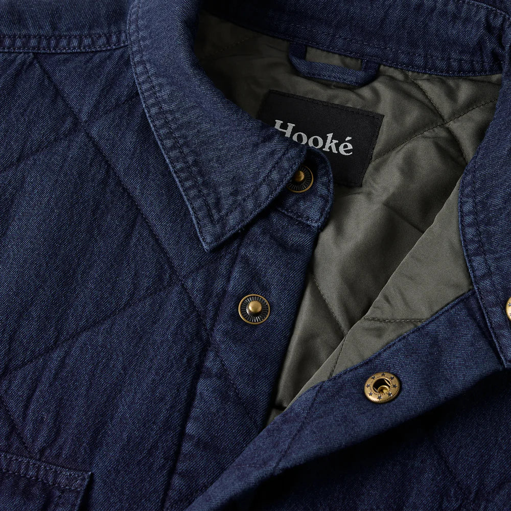 Men's Denim Quilted Jack Shirt