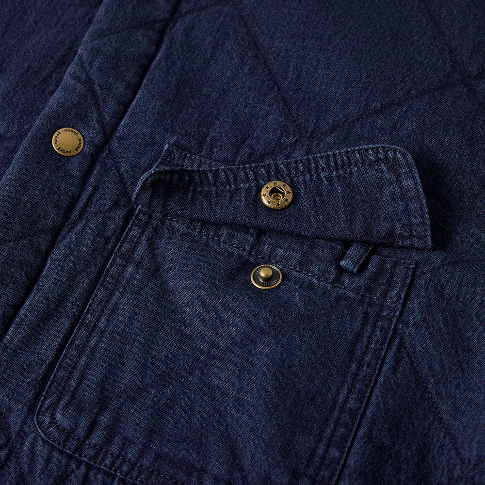 Men's Denim Quilted Jack Shirt