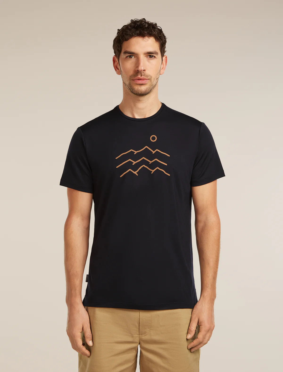 Men's Merino Blend 125 Cool-Lite Sphere Short Sleeve Tee Across The Peaks