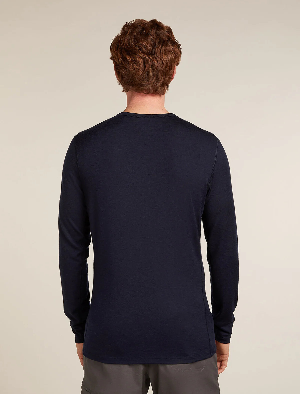 Men's Merino 200 Oasis Long Sleeve Crewe Thermal Top Elevation Line
