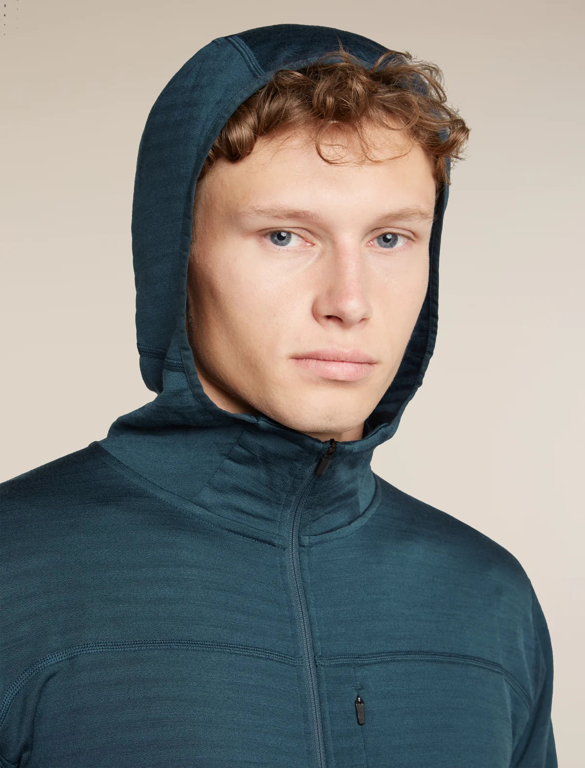 Men's Merino Blend 300 RealFleece Descender Long Sleeve Zip Hoodie product image