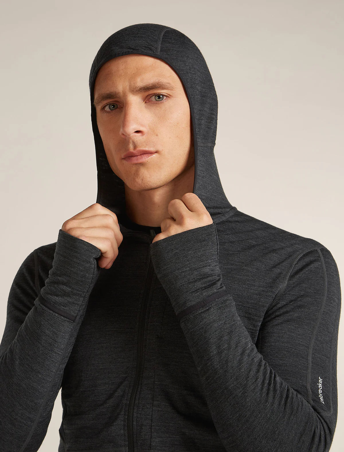 Men's Merino Blend 200 RealFleece Descender Long Sleeve Zip Hoodie