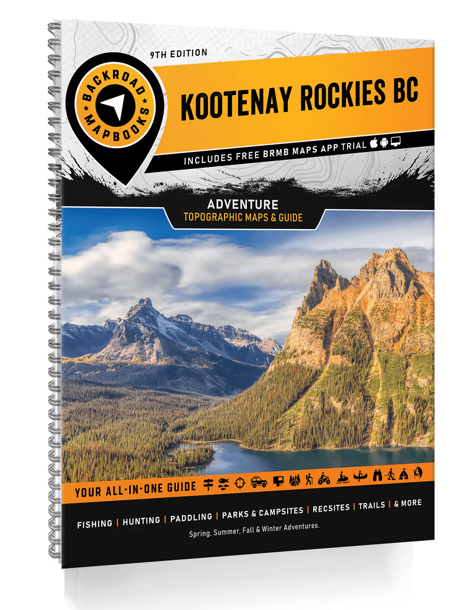 Kootenay Rockies BC Backroad Mapbook | 9th Edition