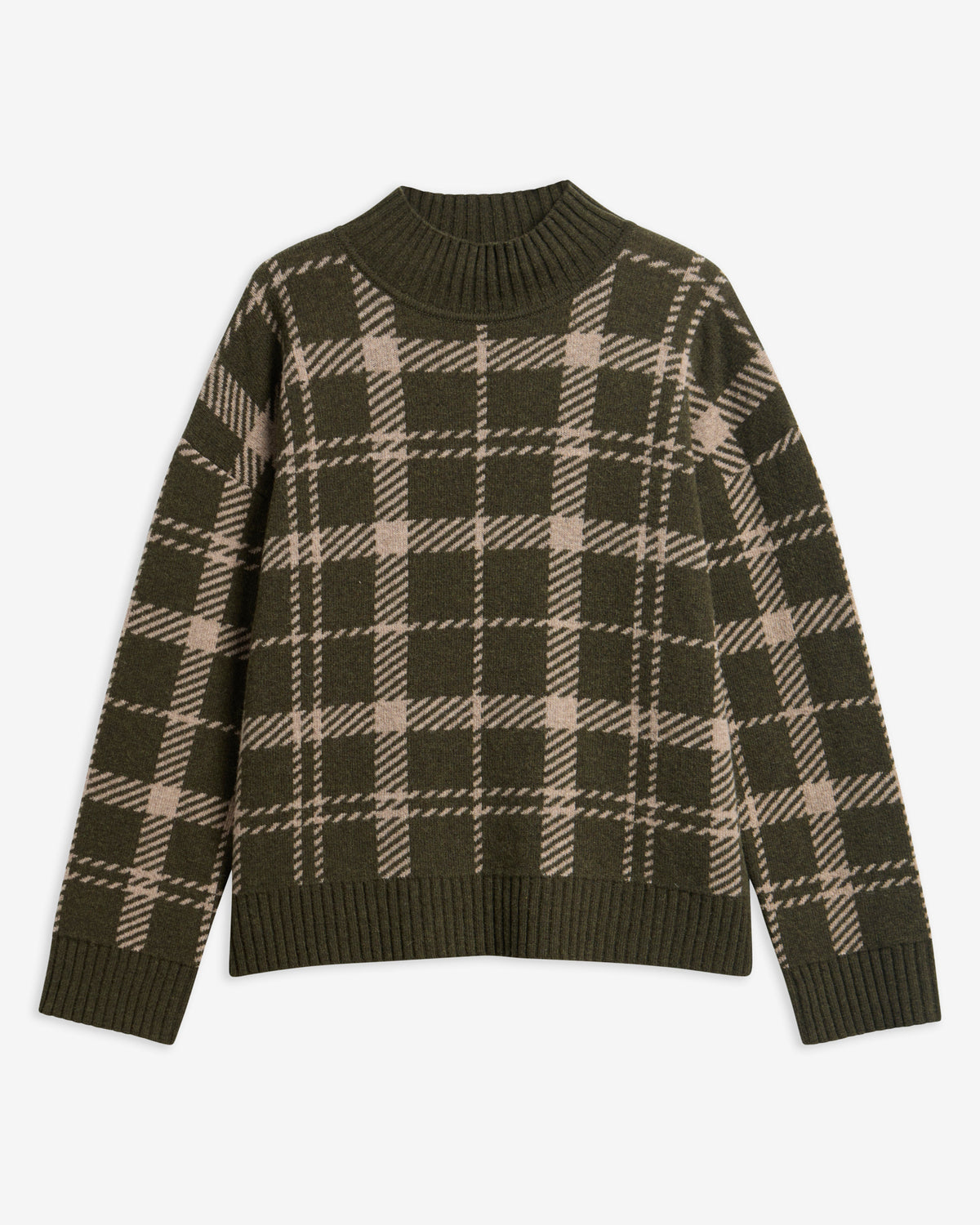Women's Delilah Tartan Wool Jumper