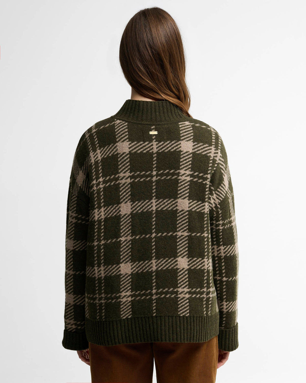Women's Delilah Tartan Wool Jumper
