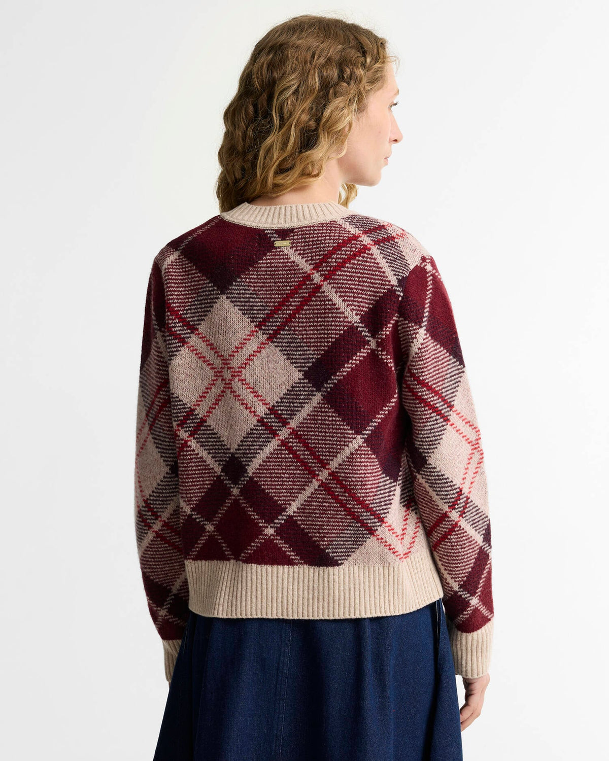 Women’s Stevie Tartan Wool Jumper product image