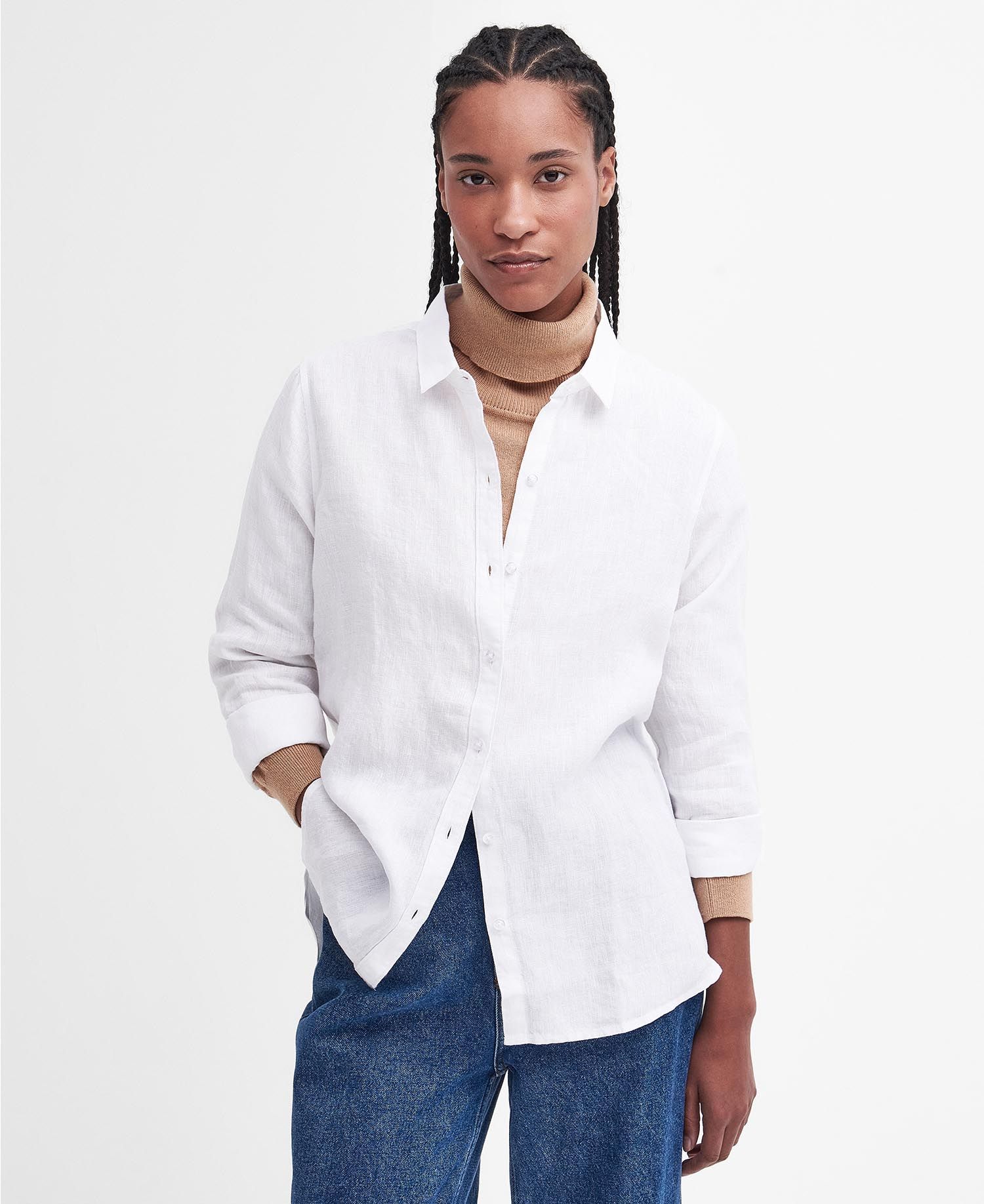 Women's Marine Relaxed Long-Sleeved Shirt