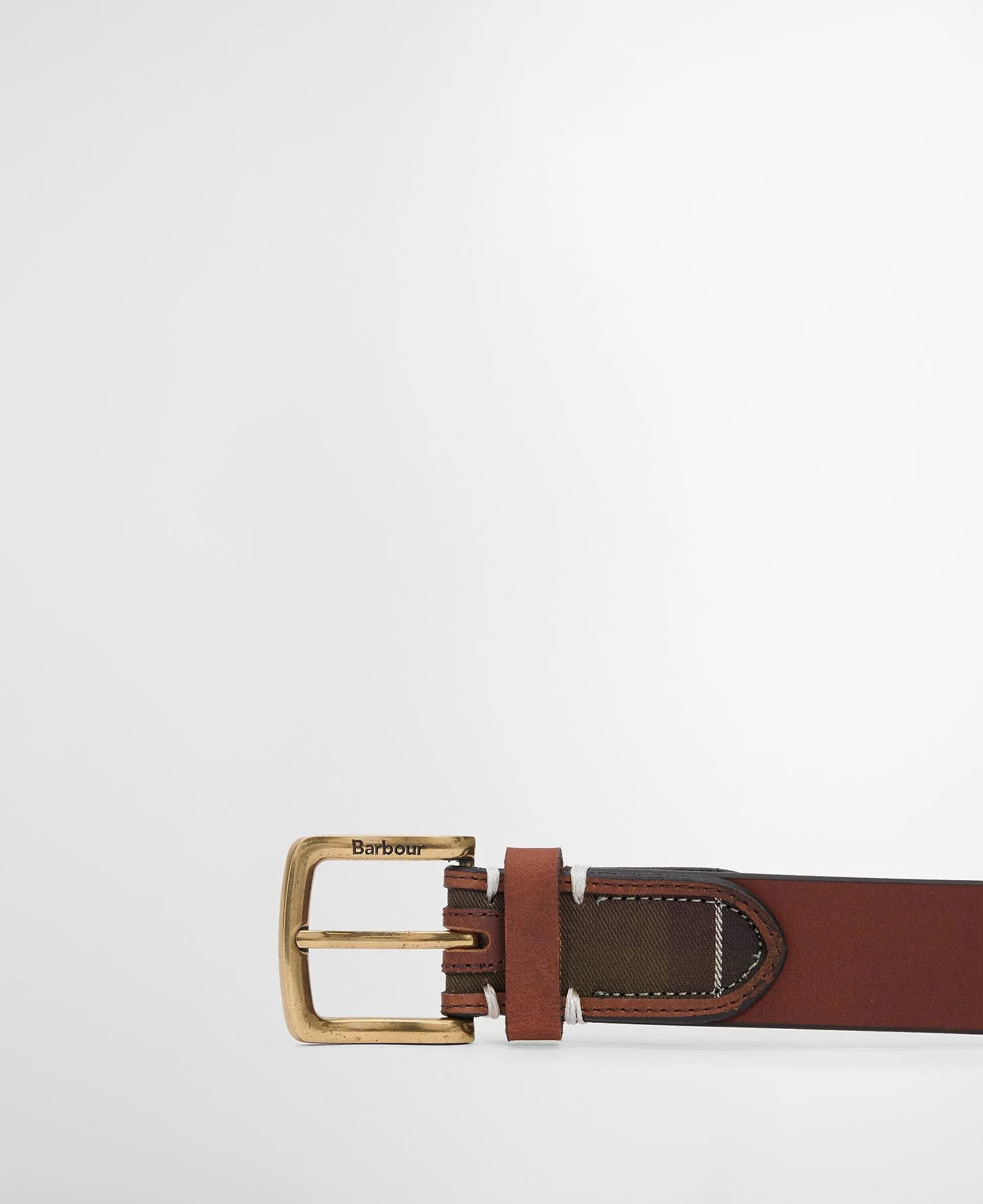 Tartan/Leather Belt