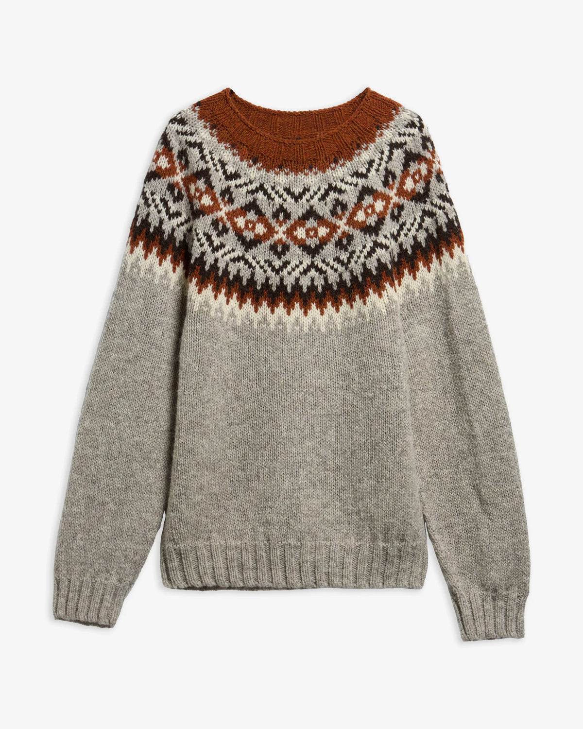 Men’s Fair Isle Made in Scotland Crew-Neck Jumper product image