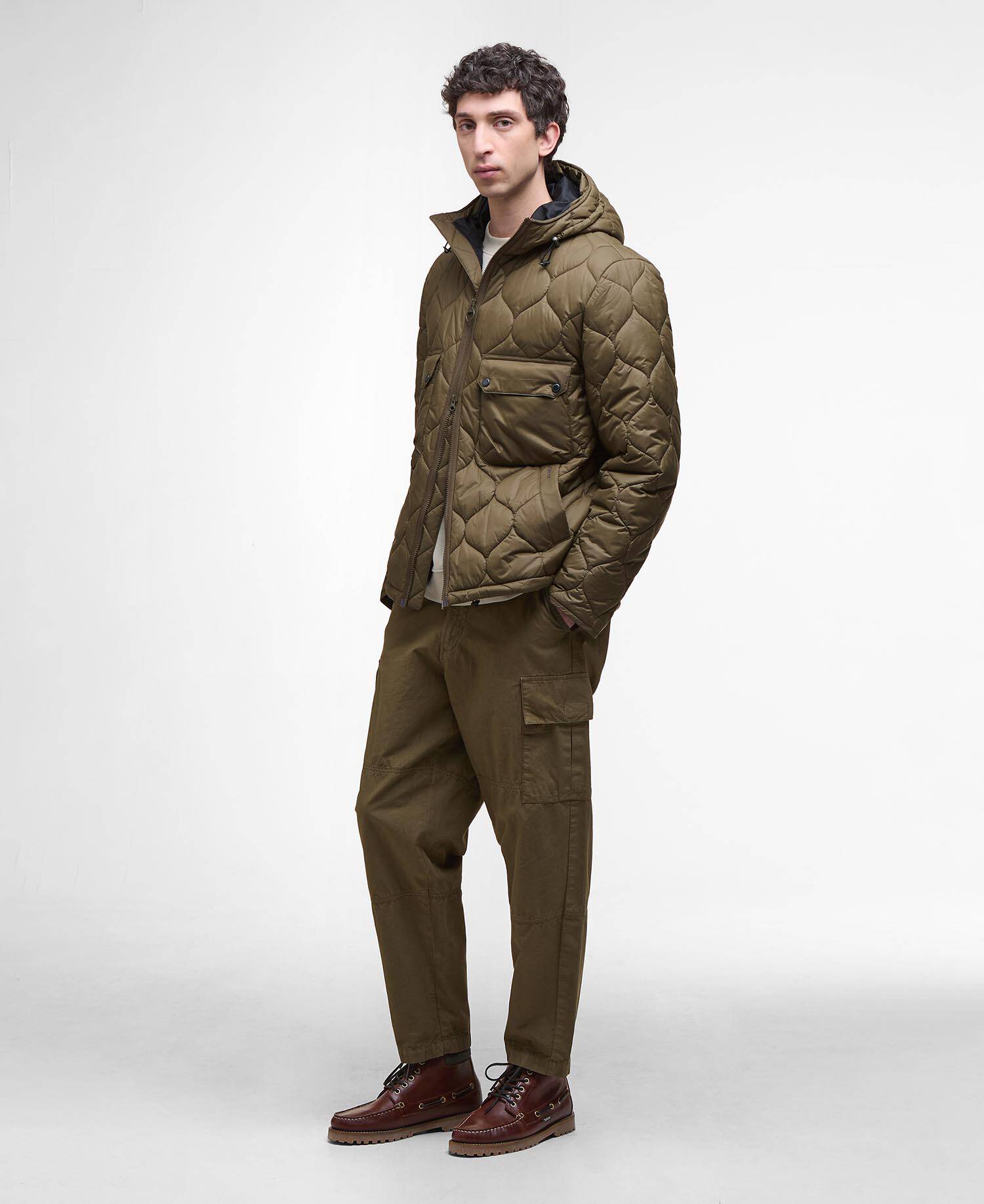 Men's Re-Engineered Hooded Spey Quilted Jacket
