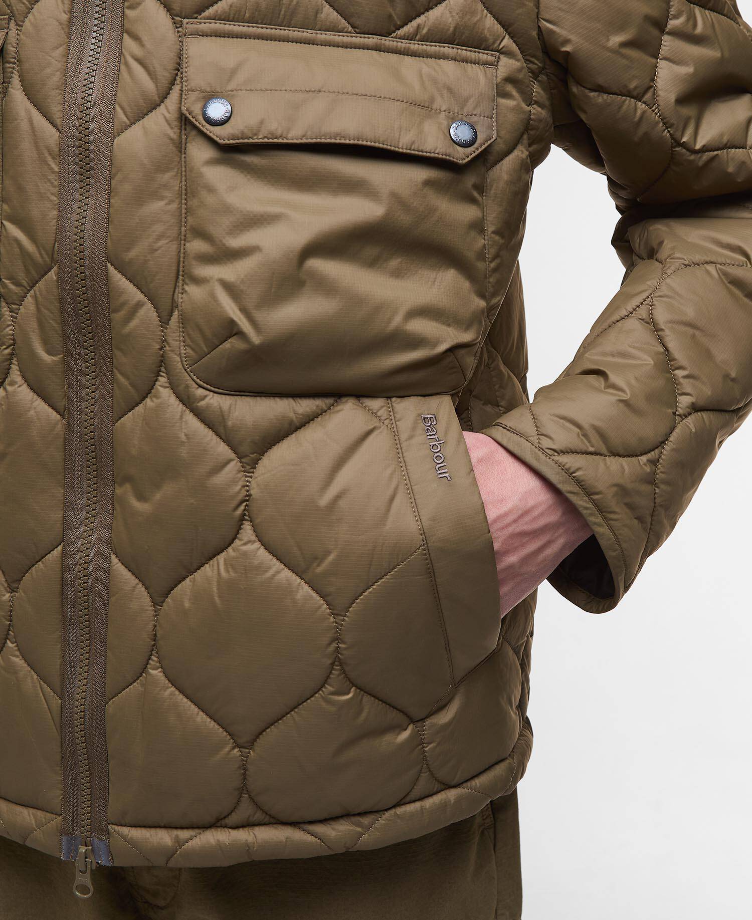 Men's Re-Engineered Hooded Spey Quilted Jacket