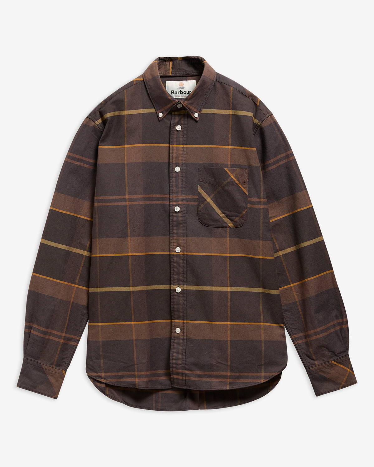 Men's Mineral Tartan Dunoon Authentic-Fit Shirt