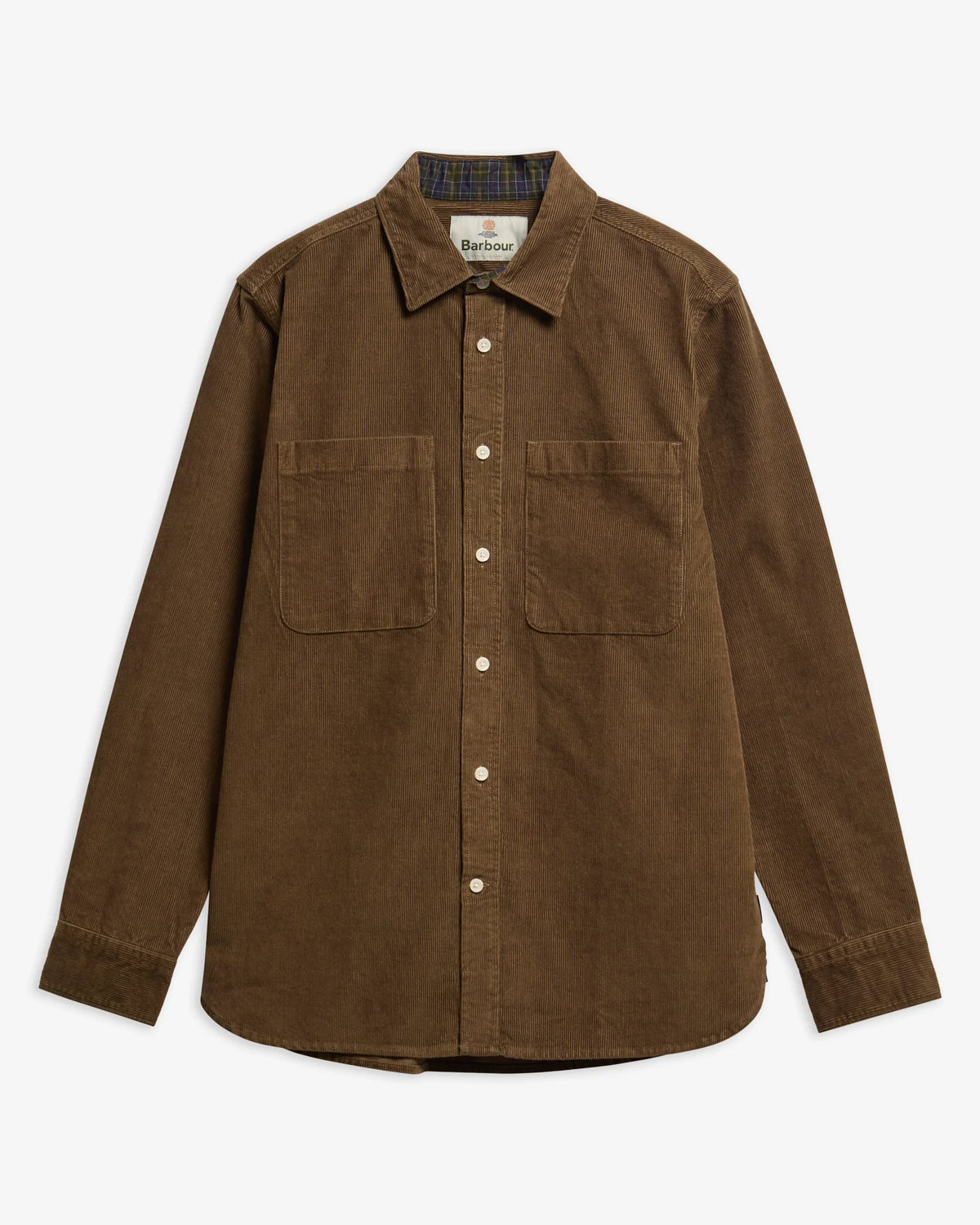 Men’s Cord Authentic-Fit Long-Sleeved Shirt product image